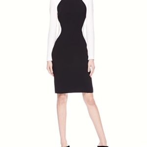 Stella McCartney Colorblock Wave Long-Sleeve Dress